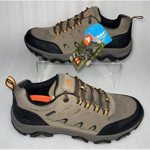 Ozark Trail Taupe Waterproof Lightweight Hiking Shoes Men's Size 11.5 NEW IN BOX - Picture 2 of 16